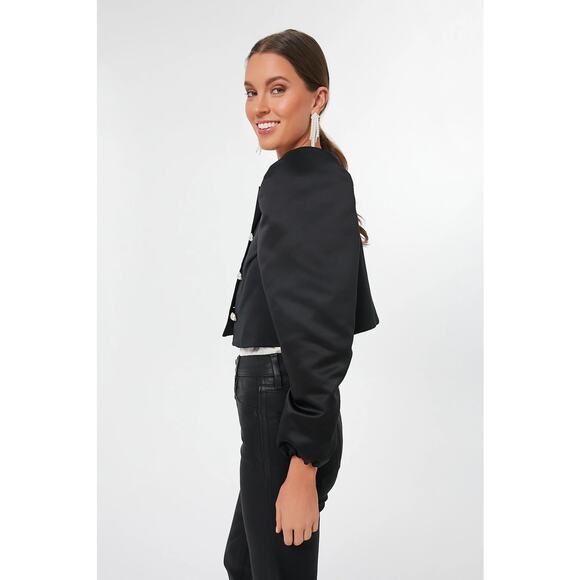 Sleeper Black Mystery Puff Jacket - Picture 2 of 7